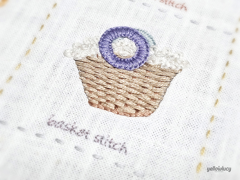 바스켓 스티치 (Basket Stitch) 바구니 자수